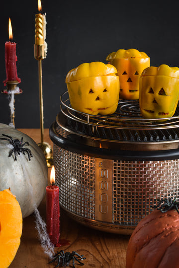 GEFÜLLTE PAPRIKAS VOM COBB ZU HALLOWEEN